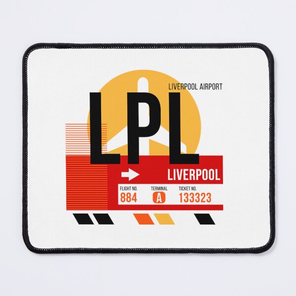 Item preview, Liverpool Uk Airport __ Sunset Baggage Tag designed and sold by OwenGarner1.