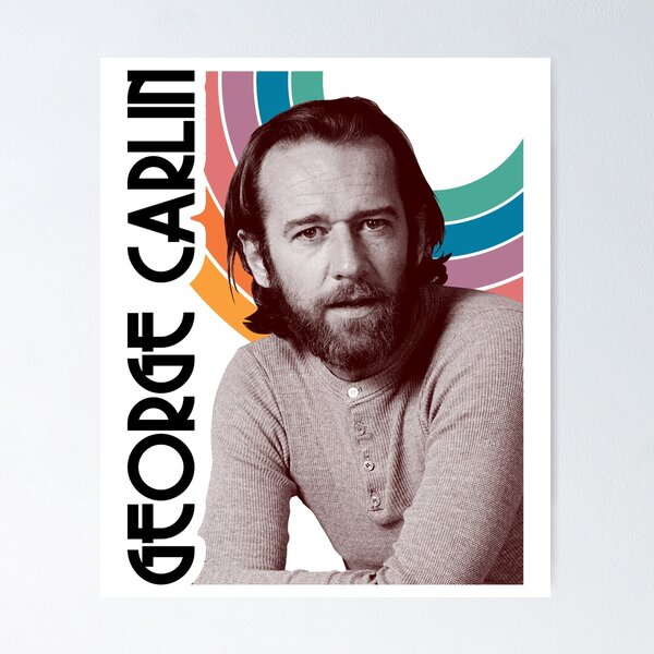 Artikel-Vorschau von George Carlin 80er-Ikone Retro-FanArt-Tribut, designt und verkauft von BrycenDooley.