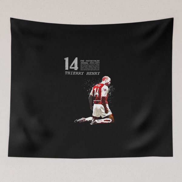 Item preview, Thierry Henry Grey On Red Essential T-Shirt designed and sold by heajosephgi3.