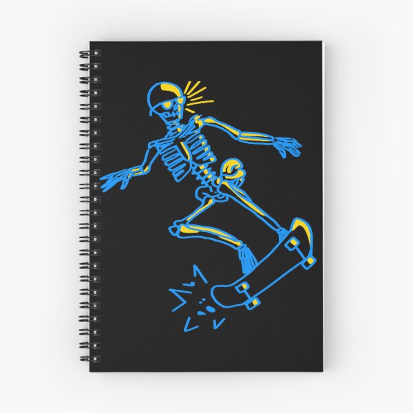 Item preview, Skateboarding Skeleton Sticker designed and sold by amberk1cira.