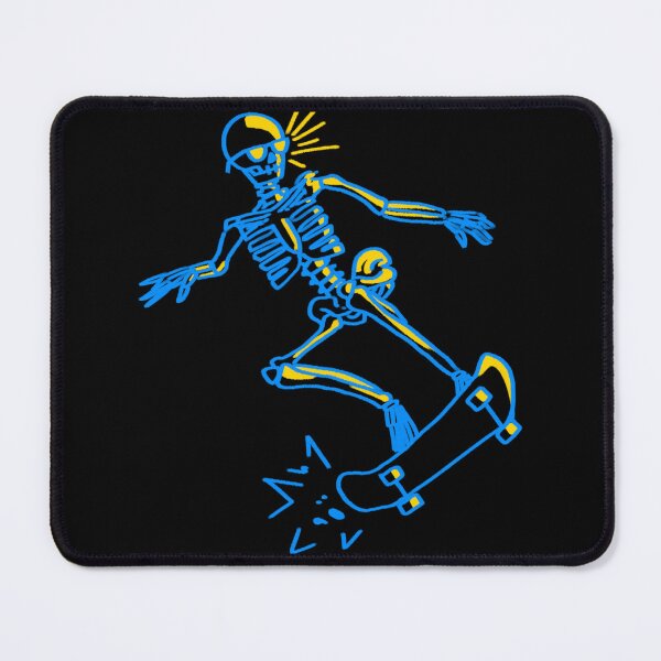 Item preview, Skateboarding Skeleton Sticker designed and sold by amberk1cira.