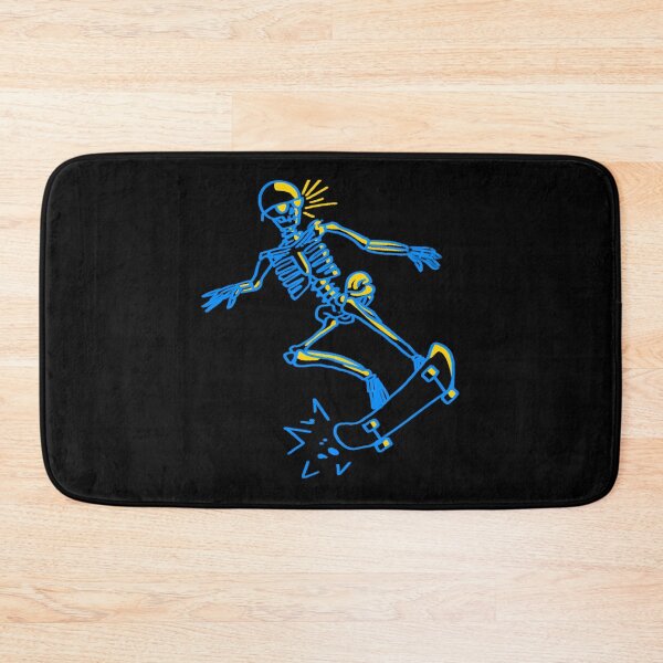 Item preview, Skateboarding Skeleton Sticker designed and sold by amberk1cira.