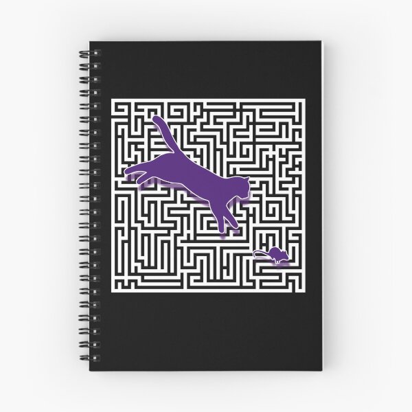 Item preview, Square Labyrinth with mouse and cat. designed and sold by studiohfy.