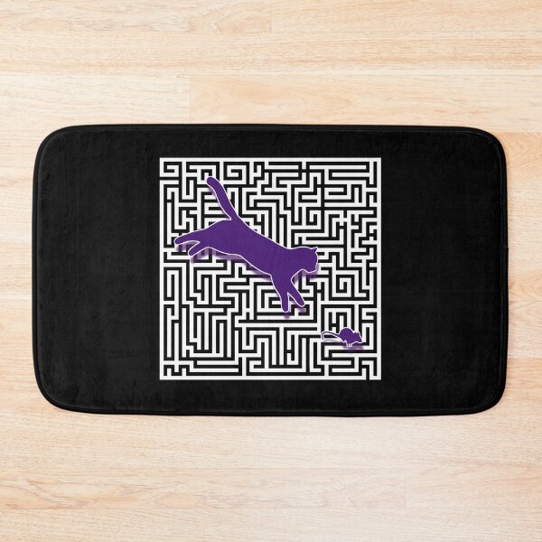 Item preview, Square Labyrinth with mouse and cat. designed and sold by studiohfy.