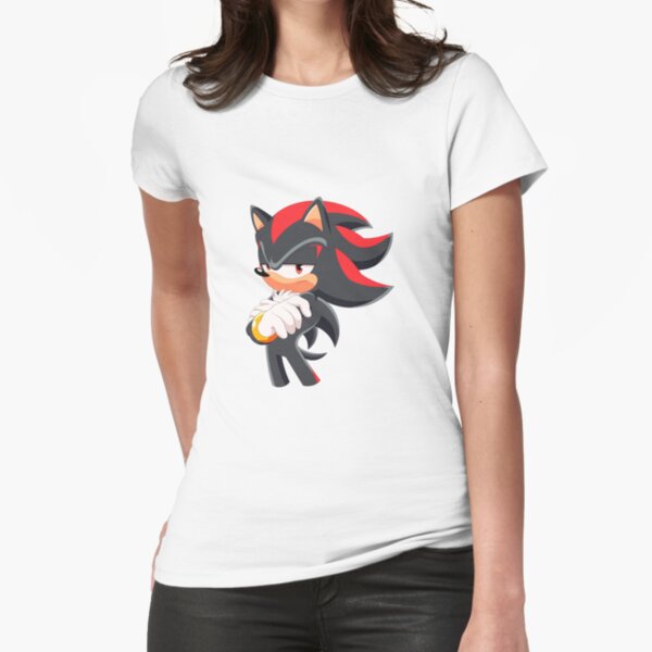 Shadow The Hedgehog Blushing T Shirt 100% Pure Cotton Shadow Hedgehog Shadow  The Hedgehog The Hedgehog Smile Fanart - T-shirts - AliExpress