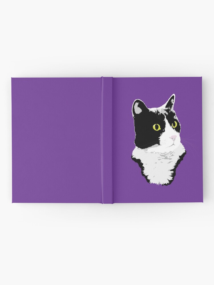 Alternate view of Regal Tuxedo Kitty Hardcover Journal