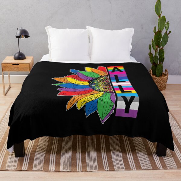 Item preview, LGBTQ Ally  for Gay Pride Men Women Children Sunflower  designed and sold by AdonisShop.