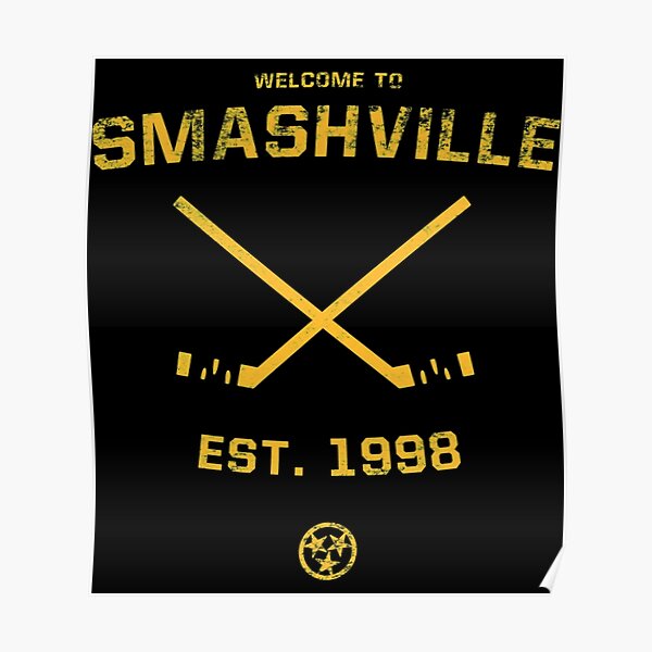 Customized Nashville Predators Shirt - Fan Tee - Any Name Any Number -  Tennessee TriStar - Catfish - NHL - Smashville - Nashville Hockey