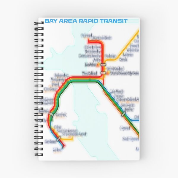 Item preview, Mapa BART de San Francisco designed and sold by mrthink.