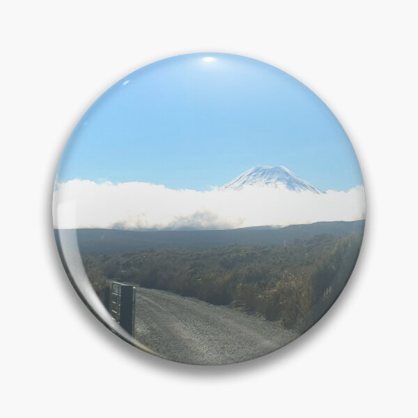 Item preview, Snowy Mountain, Mount Ngāuruhoe, rising majestically through the Clouds. designed and sold by CreateShape.