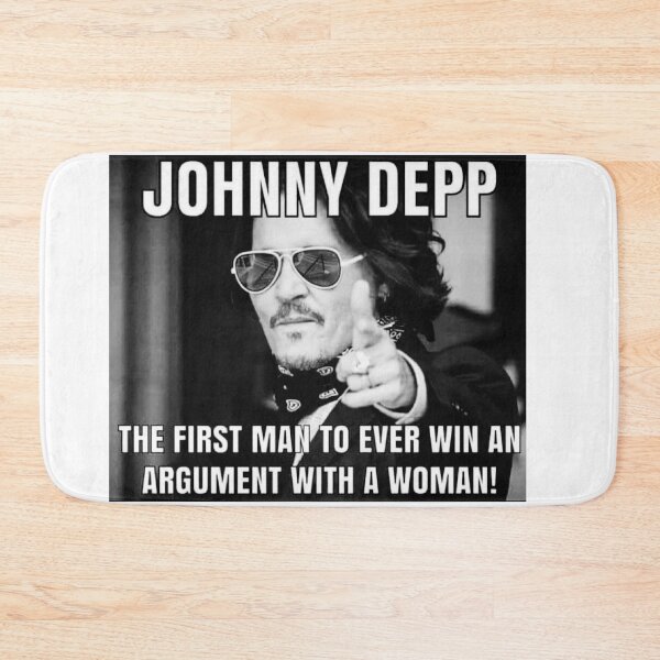 Item preview, Johnny Depp, The First Man To ever Win An Argument Against A Woman  designed and sold by NaniniDesigns.