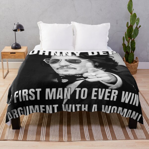 Item preview, Johnny Depp, The First Man To ever Win An Argument Against A Woman  designed and sold by NaniniDesigns.