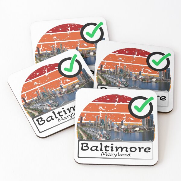 Item preview, Baltimore maryland united states of america foto designed and sold by WhereIsTravis.