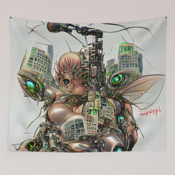 Item preview, A city infested by tiny insectoid robot mecha designed and sold by Akitsu.