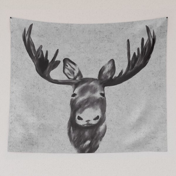 Item preview, Beautiful Moose Head Design designed and sold by oursunnycdays.