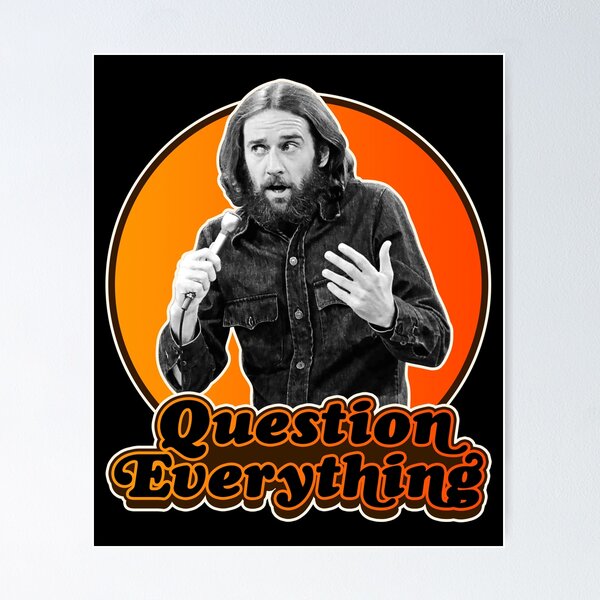 Artikel-Vorschau von Retro George Carlin hinterfragt alles, designt und verkauft von BrycenDooley.