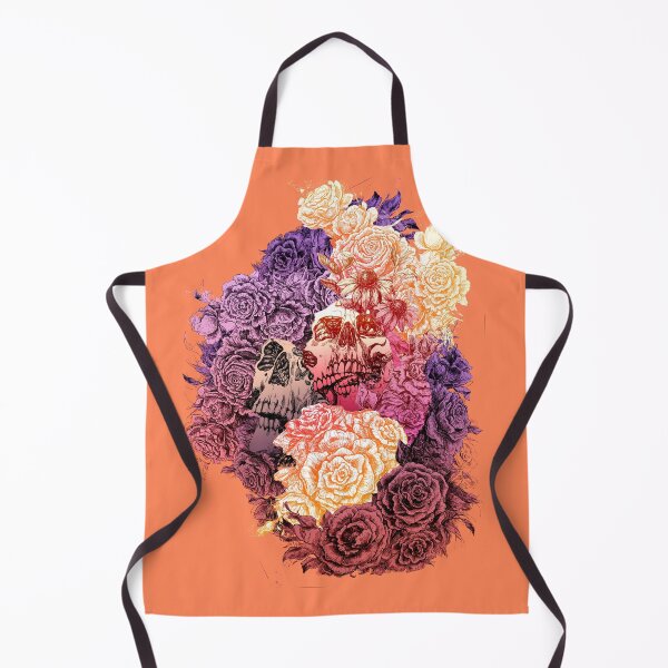 Item preview, Happy colorful aestetic skulls in roses designed and sold by lenertk.