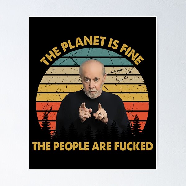 Artikel-Vorschau von Dem Planeten geht es gut George Carlin Vintage, designt und verkauft von BrycenDooley.