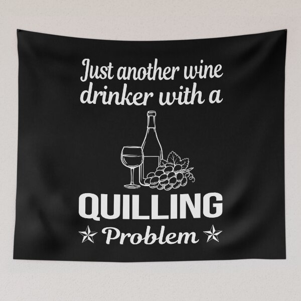 Item preview, Wine Drinker Quilling designed and sold by zuehloxerxk.