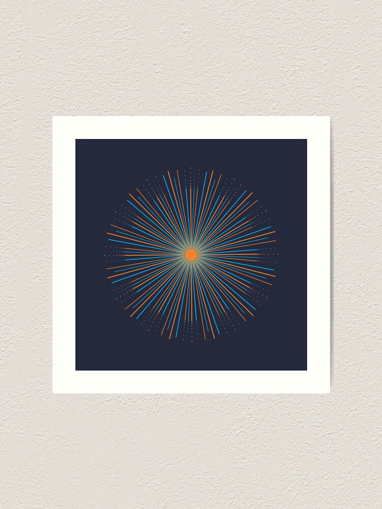 Thumbnail 2 of 3, Art Print, Sunburst designed and sold by dmtab.