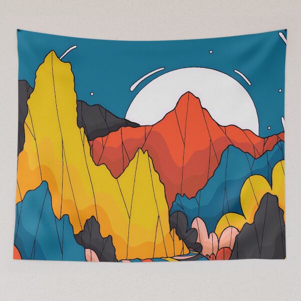 Item preview, A river of colour  designed and sold by Swadeillustrations.
