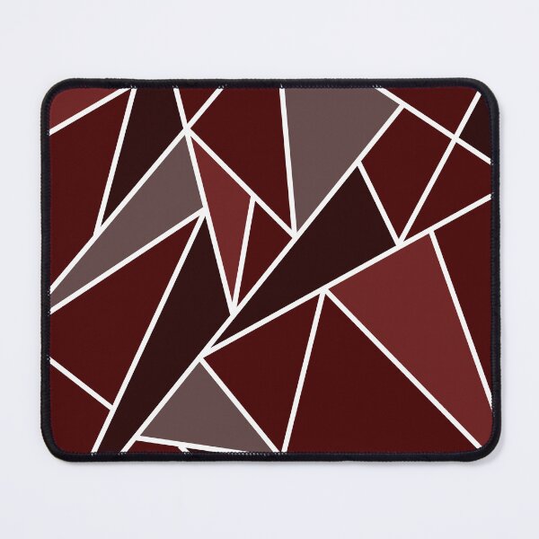 Item preview, Burgundy abstract triangle shapes designed and sold by Coffee Lifestyle.