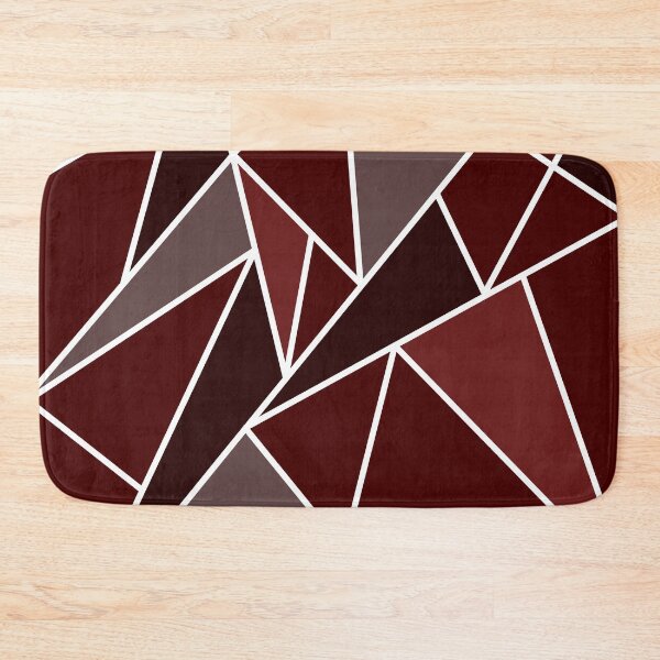 Item preview, Burgundy abstract triangle shapes designed and sold by Coffee Lifestyle.