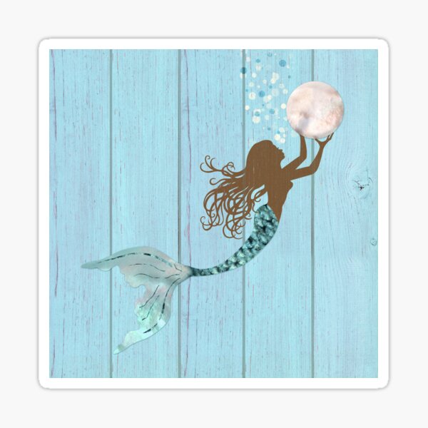 Item preview, Brown Mermaid of color gathering pearls huge pearl designed and sold by Glimmersmith.