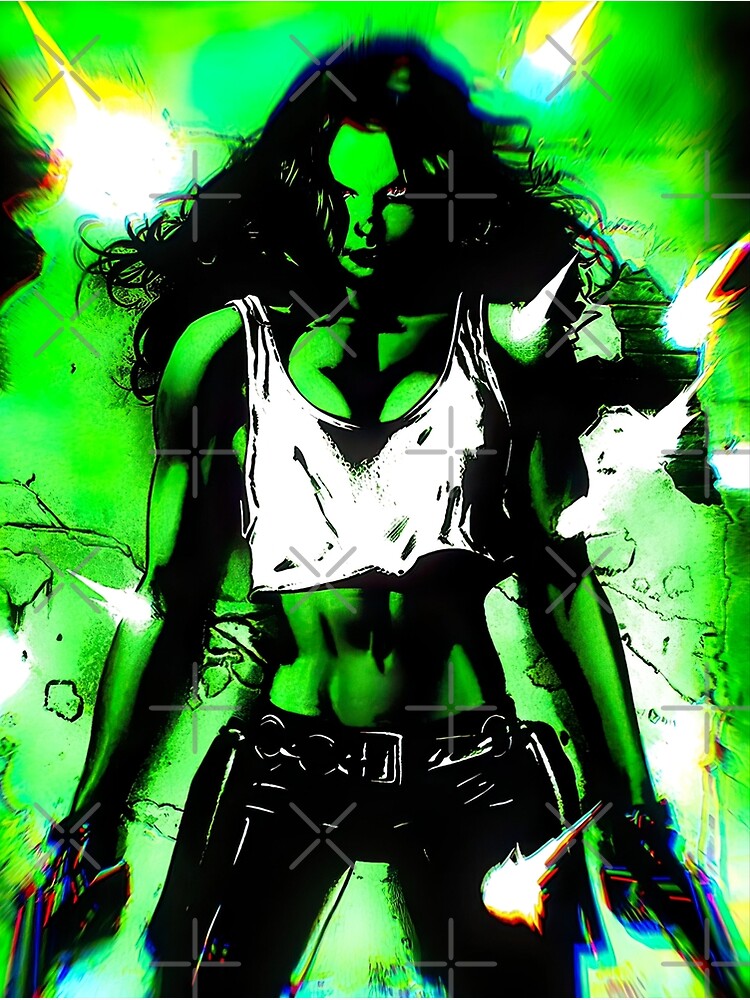 She-Hulk Sexy Girl Art Board Print for Sale by DonnellHoux