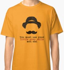 Agatha Christie: Hercule Poirot - Little Grey Cells Classic T-Shirt