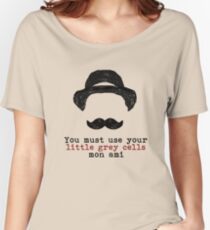 Agatha Christie: Hercule Poirot - Little Grey Cells Women's Relaxed Fit T-Shirt