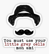 Agatha Christie: Hercule Poirot - Little Grey Cells Sticker