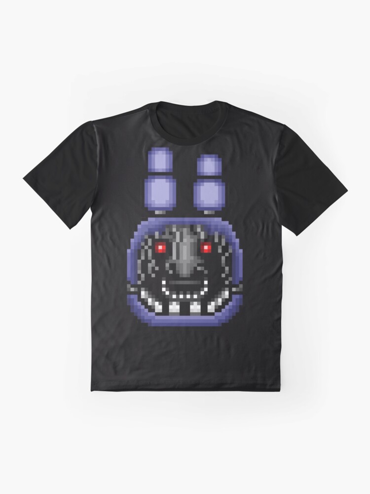 Five Nights At Freddy S 2 Pixel Art Faceless Bonnie T Shirt By