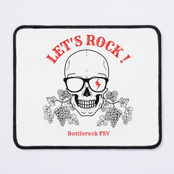 Item preview, LET'S ROCK !Bottlerock Festival Napa Valley white designed and sold by KS-Y.