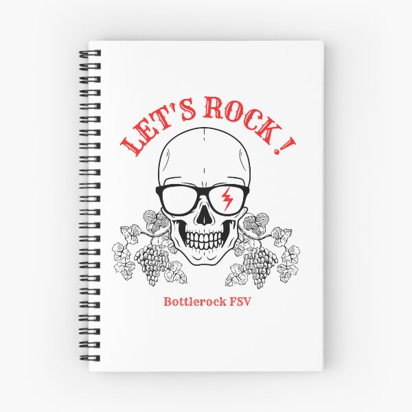 Item preview, LET'S ROCK !Bottlerock Festival Napa Valley white designed and sold by KS-Y.
