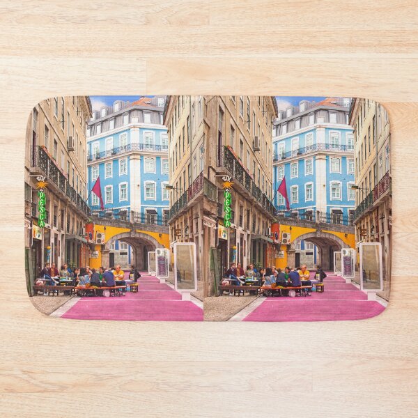 Item preview, Rua cor de rosa. Pink street. Cais do Sodré. Lisbon designed and sold by Tereza Pilar  Art.