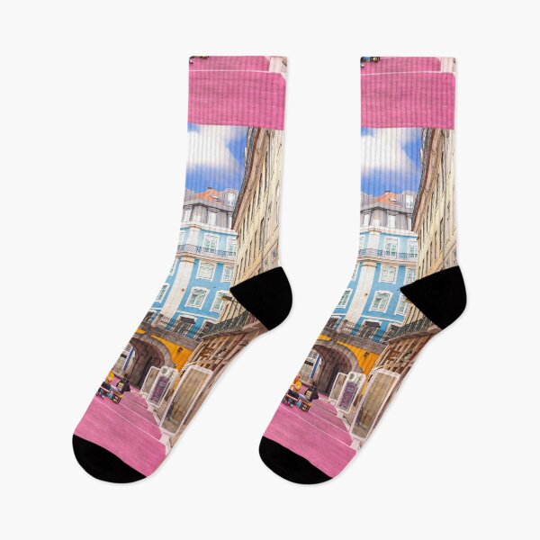 Item preview, Rua cor de rosa. Pink street. Cais do Sodré. Lisbon designed and sold by Tereza Pilar  Art.