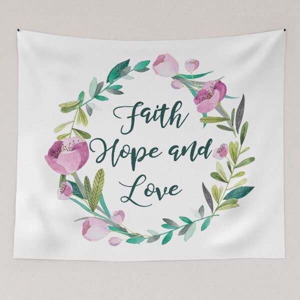 Item preview, Faith, Hope and Love designed and sold by birchandbark.