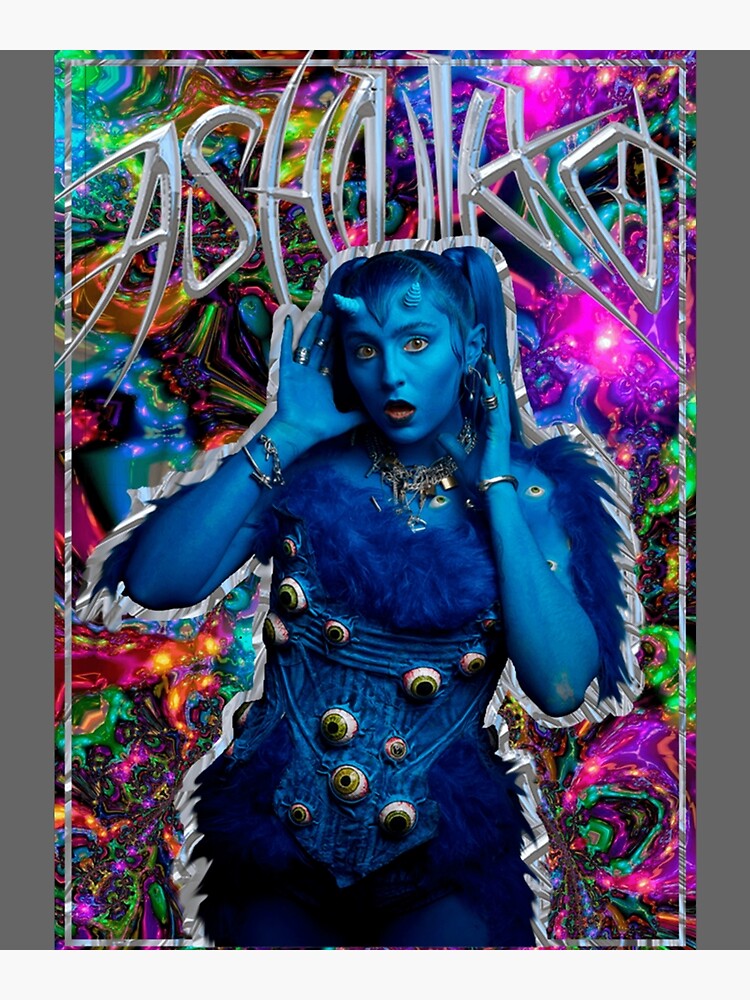 "Ashnikko blue devil Classic" Poster for Sale by AshlynnRew Redbubble