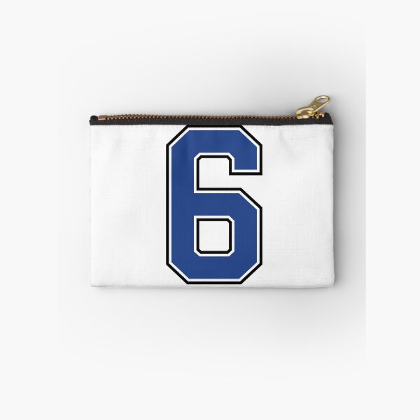 Item preview, Blue Number 6 lucky sports jersey six designed and sold by HeavyStyle.