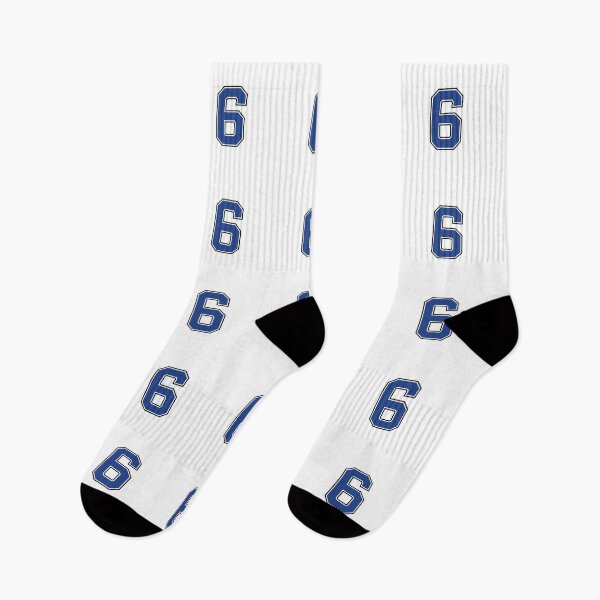 Item preview, Blue Number 6 lucky sports jersey six designed and sold by HeavyStyle.