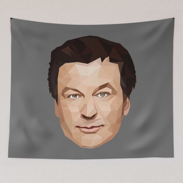 Item preview, Alec Baldwin  low poly art Classic designed and sold by DarrienCuyler.