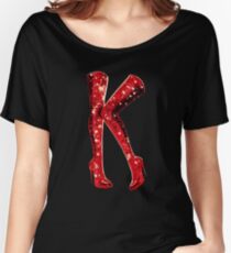 Camiseta ancha para mujer BOTAS RIZADAS