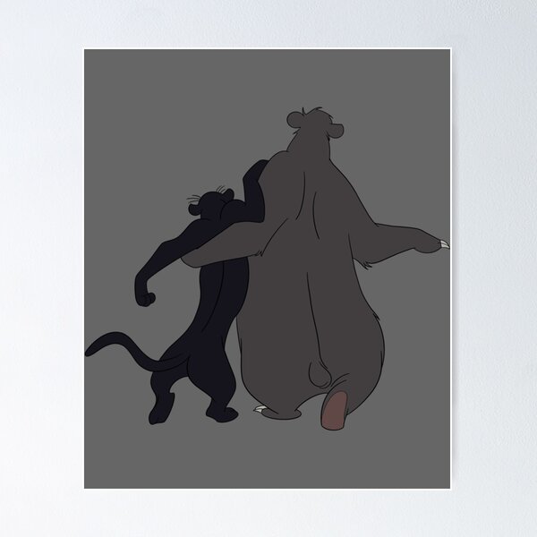 Item preview, Baloo and Bagheera designed and sold by atishaChristian.