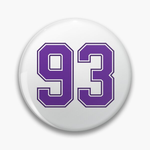 Item preview, Purple Number 93 lucky sports jersey ninety three designed and sold by HeavyStyle.
