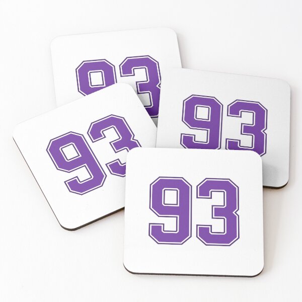Item preview, Purple Number 93 lucky sports jersey ninety three designed and sold by HeavyStyle.