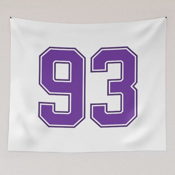 Item preview, Purple Number 93 lucky sports jersey ninety three designed and sold by HeavyStyle.