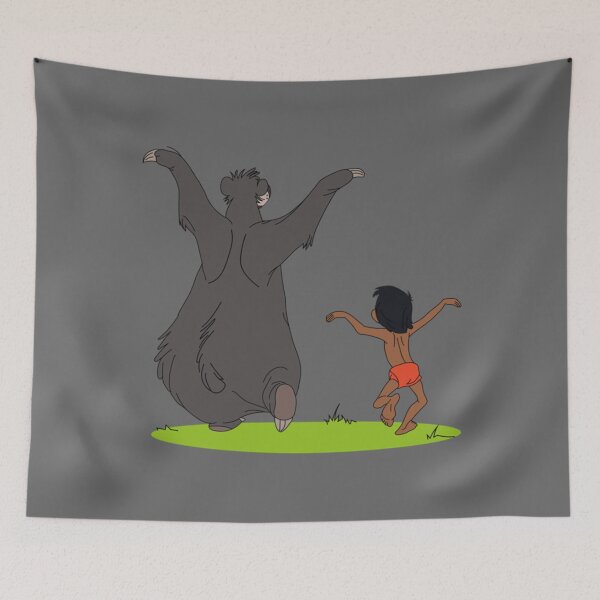 Item preview, Baloo and Mowgli designed and sold by atishaChristian.