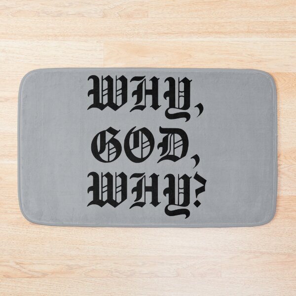 Item preview, Gothic _quot_WHY, GOD, WHY_quot_ Black Version   designed and sold by DominicRowe.