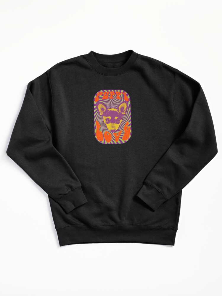 Pullover Sweatshirt, Puppy Love designed and sold by Dan Tabata